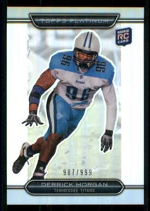 2010 Topps Platinum Rookie Platinum Refractors #6 Derrick Morgan /999 - Picture 1 of 2