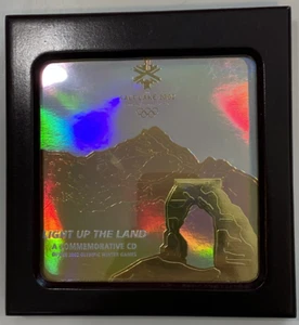 Salt Lake 2002 Olympics Light Up The Land custodia CD commemorativa in legno - Foto 1 di 24