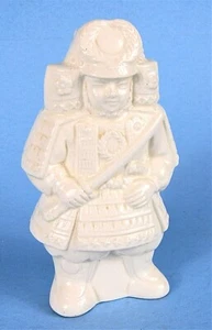 FIGURA GUERRERO SAMURAI JARRA CERÁMICA KKEIKAN SAKI VINTAGE JAPÓN - Imagen 1 de 8
