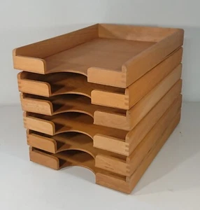 6x Old Drawer Slot Compartment Drawer Box Wall Shelf Planter Plant - Picture 1 of 12