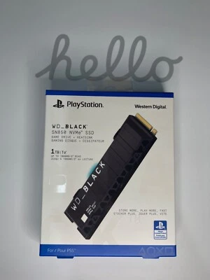 NEW!!! WD Western Digital 1TB 2TB BLACK SN850 NVMe SSD for PS5 Consoles M.2 2280 - Image 1 of 2