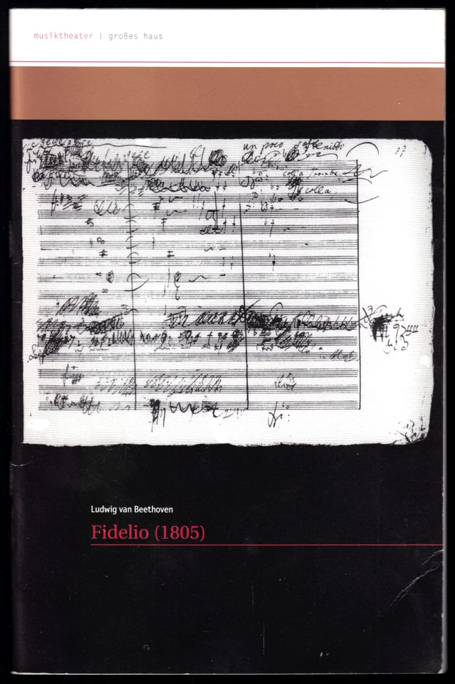 Theaterprogramm, Deutsches Nationaltheater Weimar, Fidelio, 2005 - Bild 1 von 1