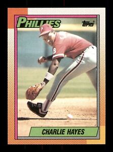  577 Charlie Hayes  Phillies 1990 Topps Baseball Sports Trading Card 
