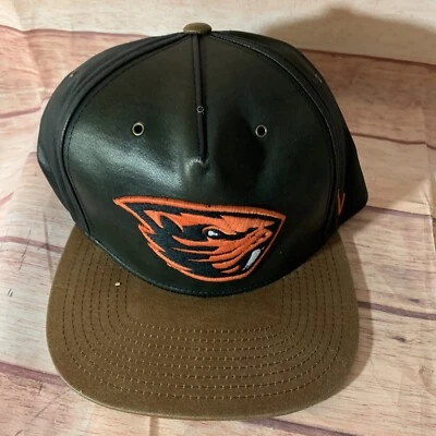 NWT Mens Legend hat Oregon St. Beavers by Zephyr adjustable black, brown bill - Image 1 of 4