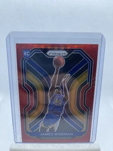2020-2021 Prizm Rookie RC James Wiseman Red 169/299 - Picture 1 of 2