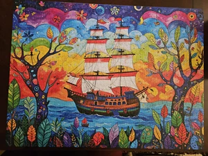 Puzzle 1000 pezzi. Poster "CACCIA AL TESORO CARAIBICA" di CROSS & GLORY - Foto 1 di 6