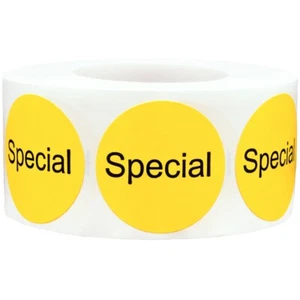 Pegatinas de supermercado Special Deli para cafetería | 1" pulgada redonda | paquete de 500 - Imagen 1 de 2