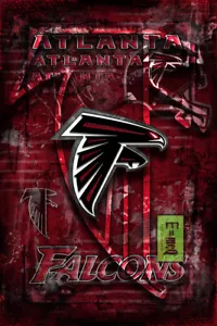 ATLANTA FALCONS Tribute Poster, Atlanta Falcons 16x20in Free Shipping US - Picture 1 of 5