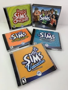 Die Sims Online + 3 Erweiterungspacks & Sims 2 PC-CD Bundle EA Rated T - 11 Discs - Bild 1 von 7