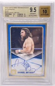 2020 Topps Transcendent WWE Daniel Bryan Autograph Blue /5 BGS 9.5 Auto 10 - Picture 1 of 1