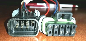 044-00059 Onan 10 PIN BUCHSE AUF 8 PIN STECKER Kabelbaum Adapter 12 Zoll Diesel-LPG - Bild 1 von 6