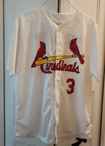 Match Up -Carlos Beltran St Louis Cardinals Jersey Adult XL White MLB Sports-ATT Cover