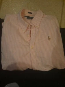 Boys Ralph Lauren Shirt 10 Oxford Pink - Picture 1 of 4
