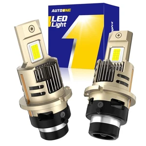 D2S D2R LED Headlight Bulb Replace HID Xenon Super White 6500K Conversion Kit H - Picture 1 of 18