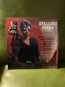 Stallone Cobra Soundtrack 1986 LP Vinyl SCOTTI BROS Partial Shrink w/ hype VG+ - Picture 1 of 3