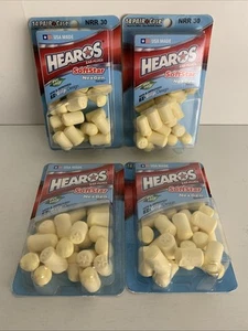 Lot of 4 Packs: Hearos Ear Plugs Soft Star, 56 Pair Total - Picture 1 of 2