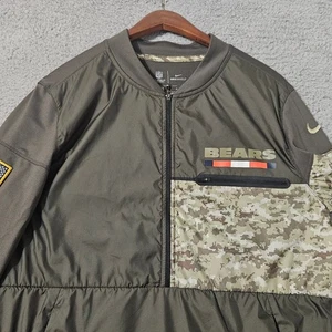Chaqueta camuflada mediana para hombre Chicago Bears Nike NFL Salute To Service media cremallera - Imagen 1 de 12