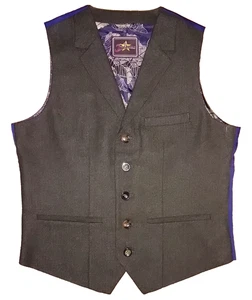 Chaleco para hombre Joe Browns verde patrón espiga estampado floral forrado - 40R - Imagen 1 de 7