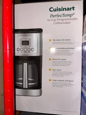 Cuisinart DCC-3200P1 PerfecTemp 14 cup fully Programmable Coffee Maker machine - Image 1 of 3