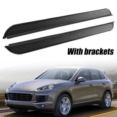 2 piezas estriberas aptas para Porsche Cayenne 2011-2018 barras Nerf escalón lateral Foto 1 de 4