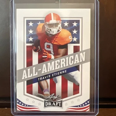 2021 Leaf Draft - All-American Travis Etienne #44 (RC) - Image 1 of 2