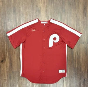 Nike Philadelphia Phillies Cooperstown Collection MLB Baseball Jersey NWOT Sz L - Picture 1 of 7