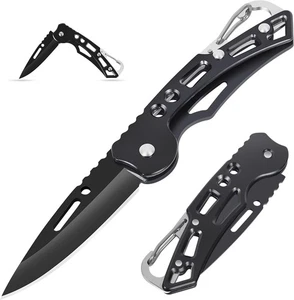 Navaja cuchillo plegable llavero cuchillo mínimo exterior como NUEVO #Y67-730 - Imagen 1 de 4