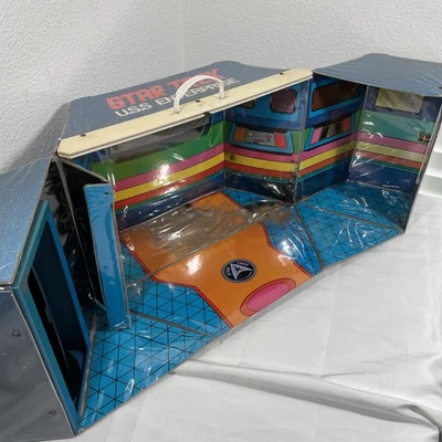 VINTAGE 1975 Mego Star Trek USS Enterprise Bridge Playset DAMAGED USED - Image 1 of 4