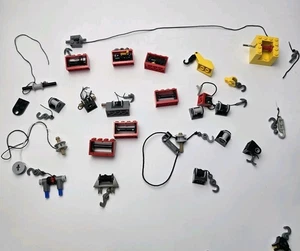 Lego Vintage Seilwinden Rollen Schnur Konvolut City MOC Teile Lot A1 - Bild 1 von 7
