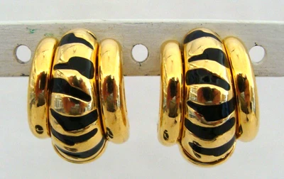 Pendientes Joan Rivers tono dorado con 3 diseños intercambiables Foto 1 de 4