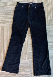 Pantalones de pana J. Jill para mujer Bootcut elásticos negros talla 10 - Imagen 1 de 5