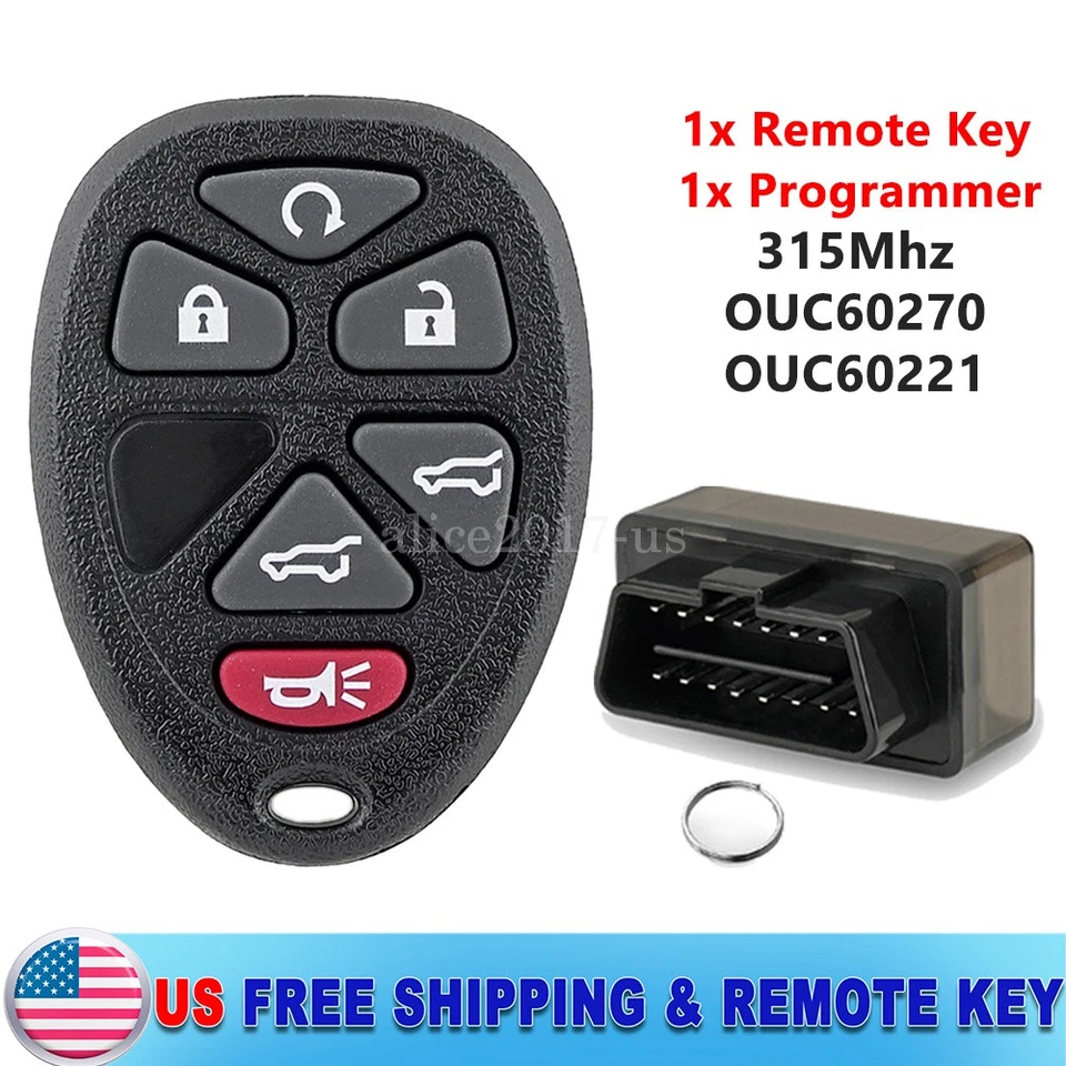 Автомобильный брелок + программатор для 2011 2012 2013 2014 Chevrolet Suburban 1500 2500 - Изображение 1 из 4