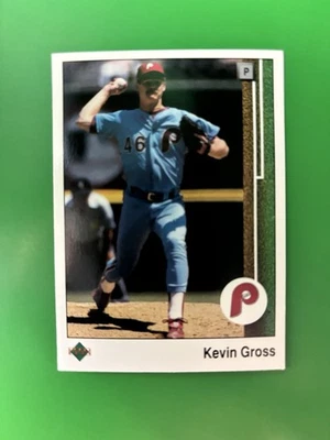 1989 Upper Deck Kevin Gross UER Philadelphia Phillies #31 - Image 1 of 2