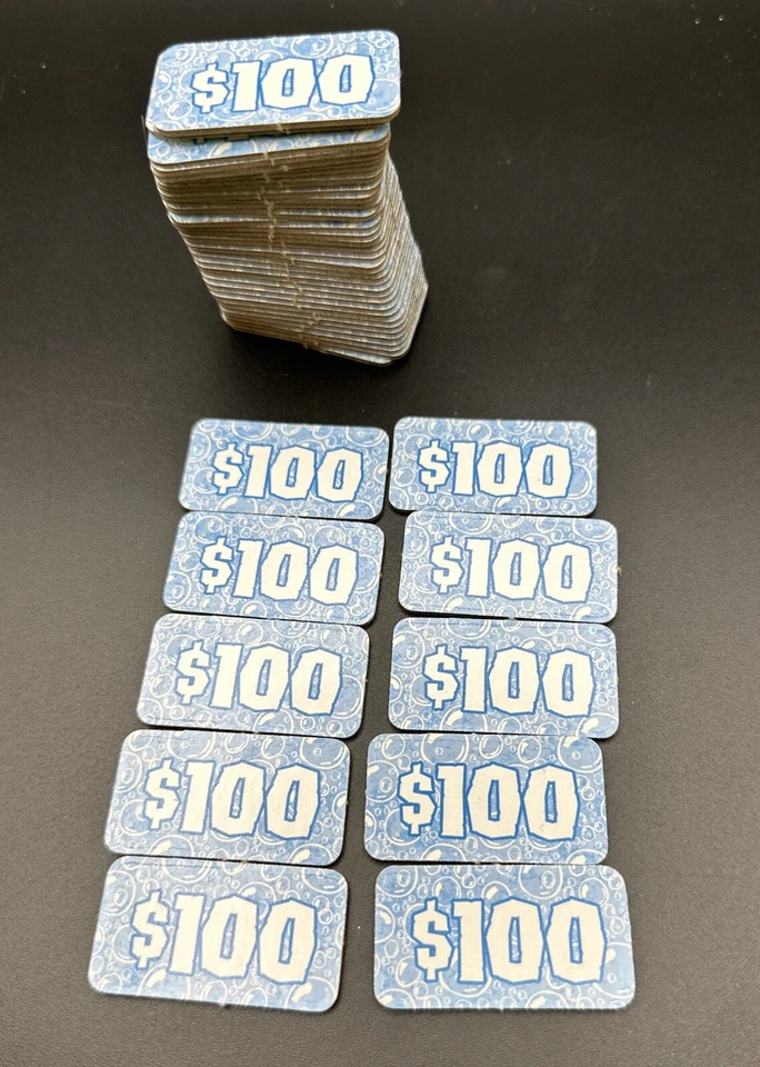 The Game of Life SpongeBob SquarePants 50 Life Tiles 2005 Replacement Pieces - Image 1 of 1