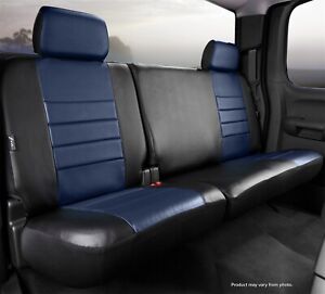 Fia SL62-31 BLUE LeatherLite Custom Seat Cover Fits 01-03 F-150