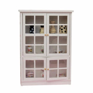 1/12 Dollhouse Miniature Wood Kitchen Display Cupboard Cabinet Shelf bookcase - Picture 1 of 12