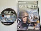 Call of Duty: Finest Hour Sony PlayStation 2 PS2 Black Label Disc & Case Tested