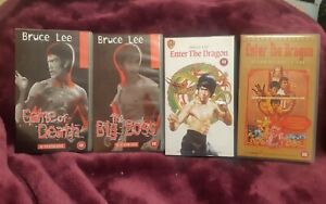 Bruce Lee Classic VHS Bundle  Enter The Dragon Big Boss Game Of Death