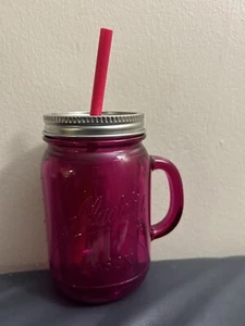TAZA DE VIAJE ALADDIN CLASSIC AISLADA VASO ALBAÑIL PLÁSTICO ROSA 20 oz - Imagen 1 de 11