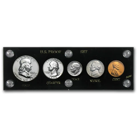 1956 U.S. Proof Set (In Hard Plastic Holder) - SKU#24834 Cover