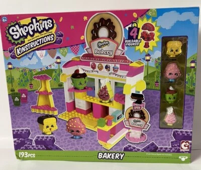 SHOPKINS KINSTRUCTIONS BAKERY, BRAND NEW!!!! 193 PIECES. Fast Shipping. - Image 1 of 4
