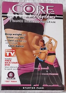 Core Rhythms Starter Pack As Seen On TV 4 DVD Box Set Brand New FREE Shipping - Picture 1 of 2