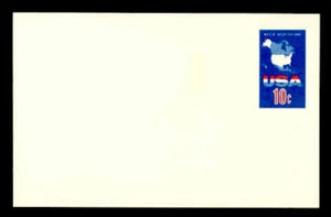 UX59 10c MAPPA DEGLI STATI UNITI CARTOLINA POSTALE IN PERFETTE CONDIZIONI - Foto 1 di 2