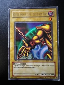 Brazo derecho del prohibido LOB-E099 ultra raro 1ª edición juego pesado Yugioh - Imagen 1 de 2