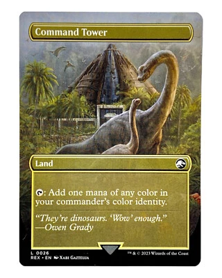 MTG | Jurassic World | Command Tower | Land | Double Faced Card | NM | EN - Bild 1 von 2
