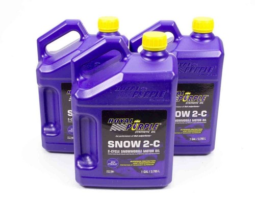 ROYAL PURPLE Snowmobile 2-C Synthetic 2 Stroke Cycle Oil (1 Gallon, Set ...