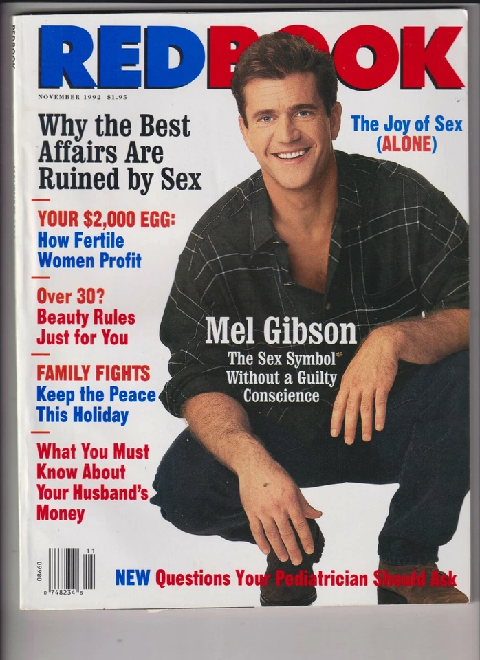 Redbook Mag Mel Gibson Family Fights November 1992 111919nonr - Image 1 of 1