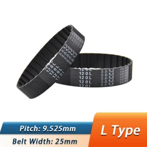 L Type Rubber Timing Belt Width 25mm Pitch 9.525mm Closed Loop Synchronous Belts - Picture 1 of 8