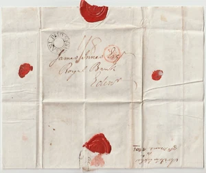 1804 SELTENER INVERNESS BEZAHLTER PMK BRIEF SIR JOHN LESLIE Nr FORTROSE TO RBOFS EDINB - Bild 1 von 4