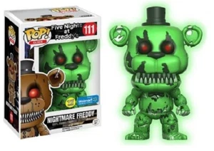FUNKO POP GAMES FIVE NIGHTS FREDDY'S #111 NIGHTMARE FREDDY GLOW WALMART VINYL 🚨 - Picture 1 of 12
